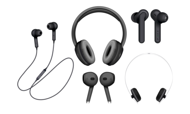 Perangkat Kecil Earphones Audio Untuk Menyambungkan Suara