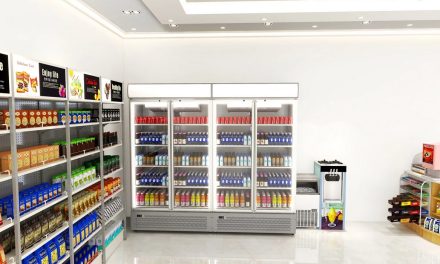 Tempat Belanja Mini Market Dengan Bangunan Kecil