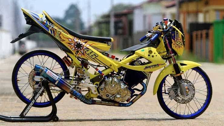 Memodifikasi Sepeda Motor Menjadi Sebuah Drag