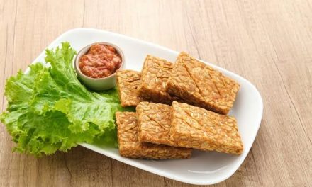 Bahan Masakan Tradisional Sebuah Tempe Olahan Kedelai