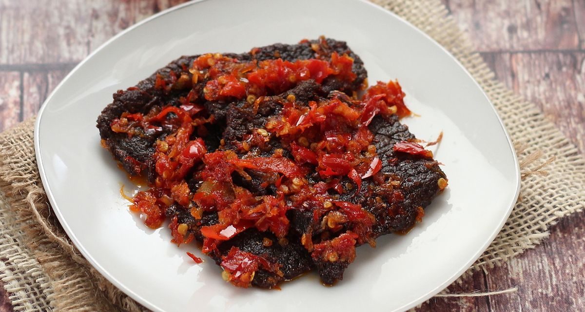 Makanan Unik Dendeng Dengan Cara Di Pukul Tipis