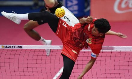 Olahraga Tradisional Takraw Dengan Penggunaan Rotan